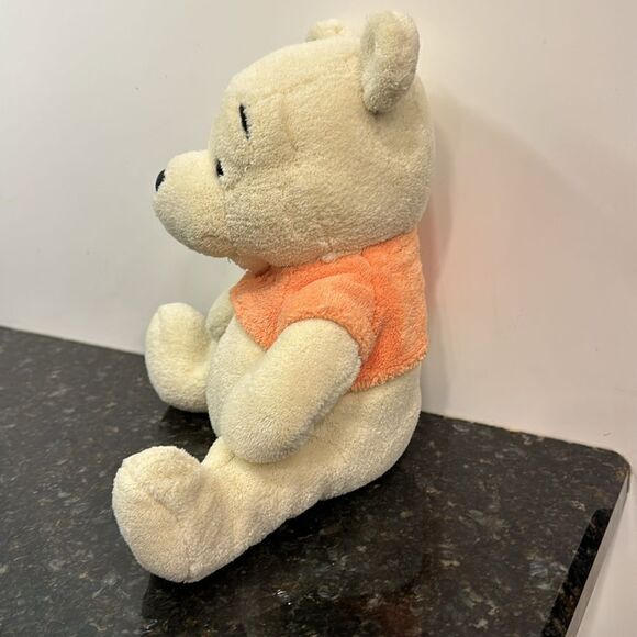Disney- Winnie the Pooh with a Orange Top Plushie. Size 11” - Picture 4 of 7